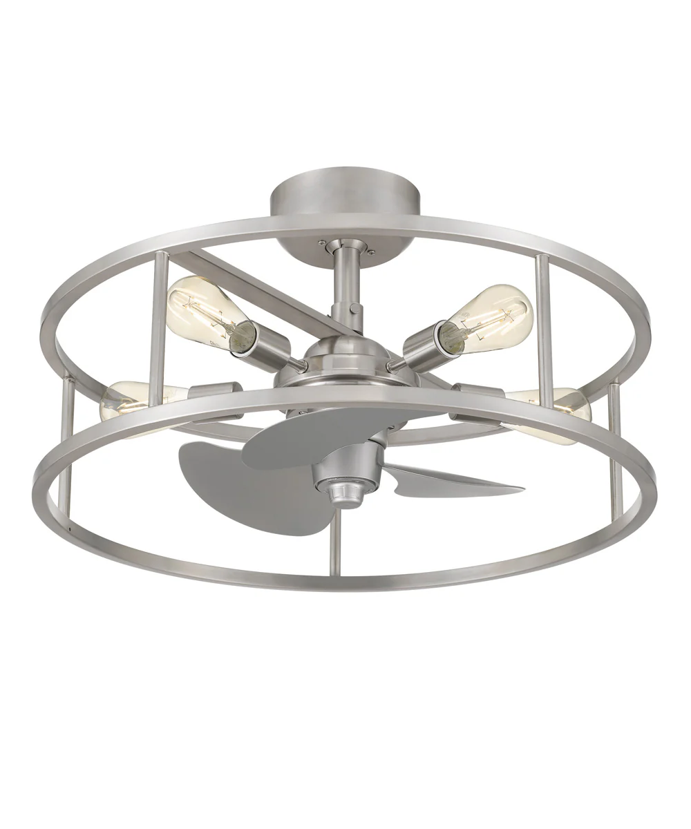 New Harbor 5-light Fandelier Brushed Nickel - Image 4