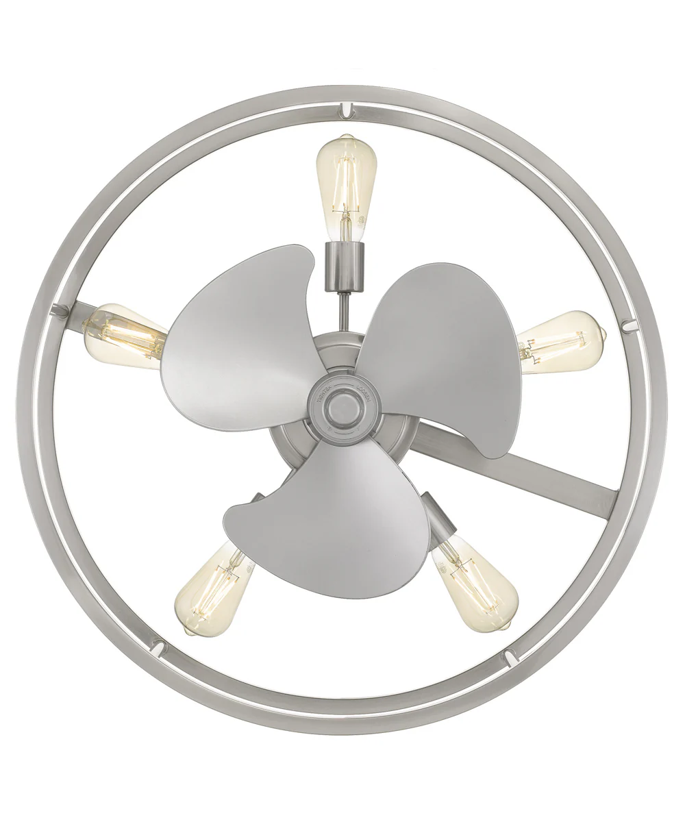 New Harbor 5-light Fandelier Brushed Nickel - Image 5