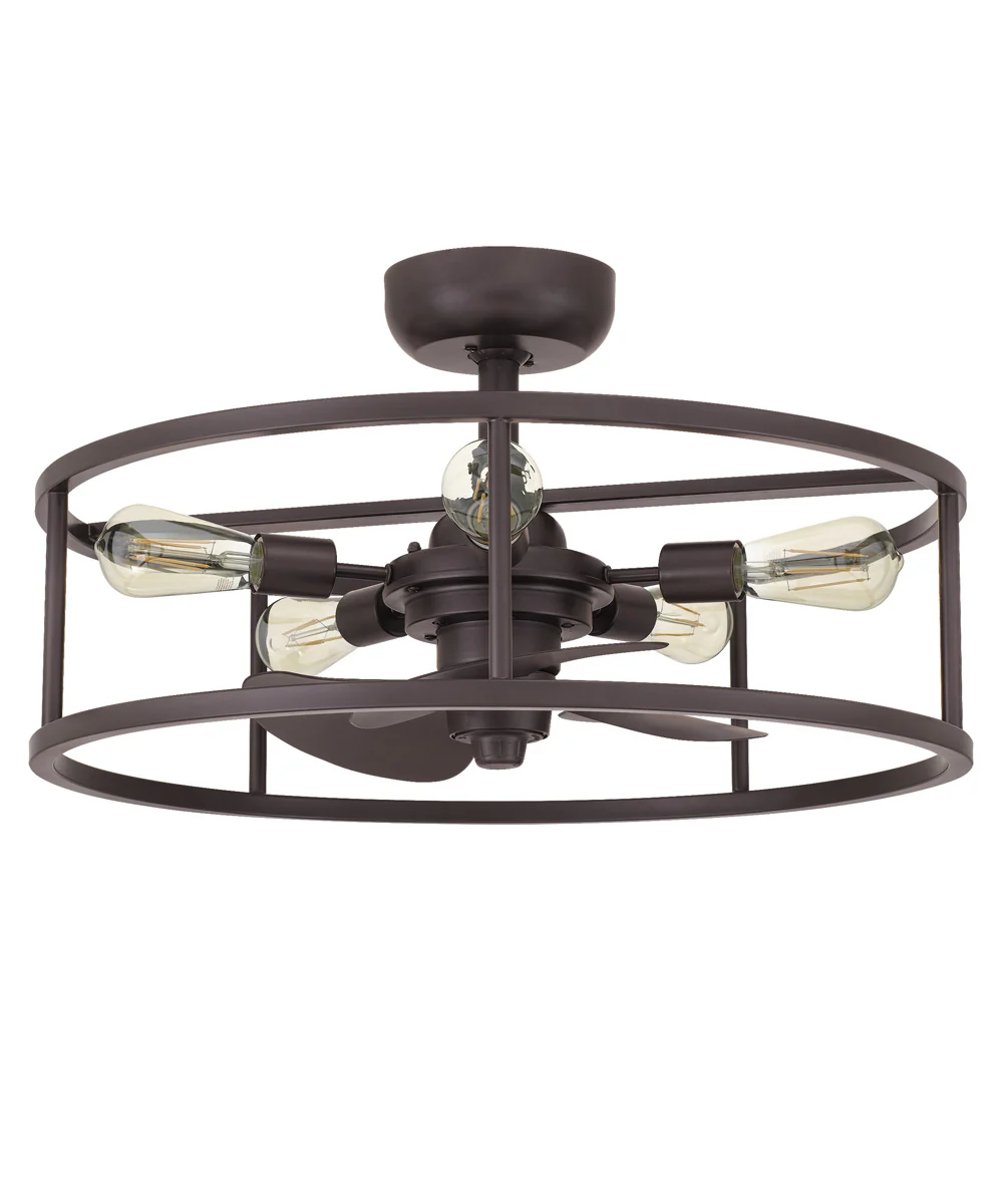 New Harbor 5-light Fandelier Western Bronze - Image 3