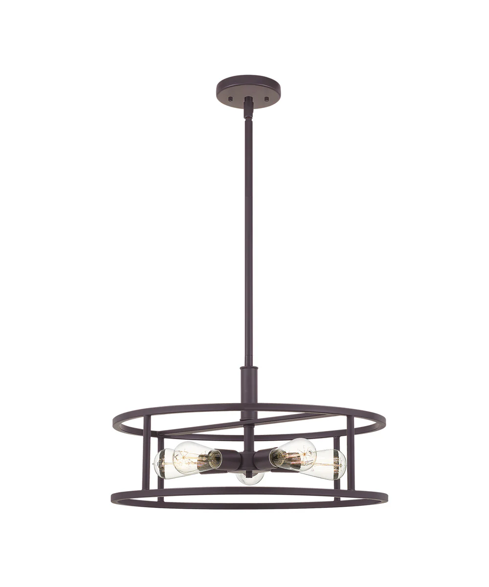 New Harbor 5-light Pendant Western Bronze - Image 2