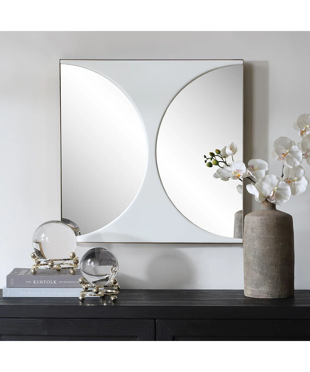 New Moon Mirrored Wall Decor - Image 2