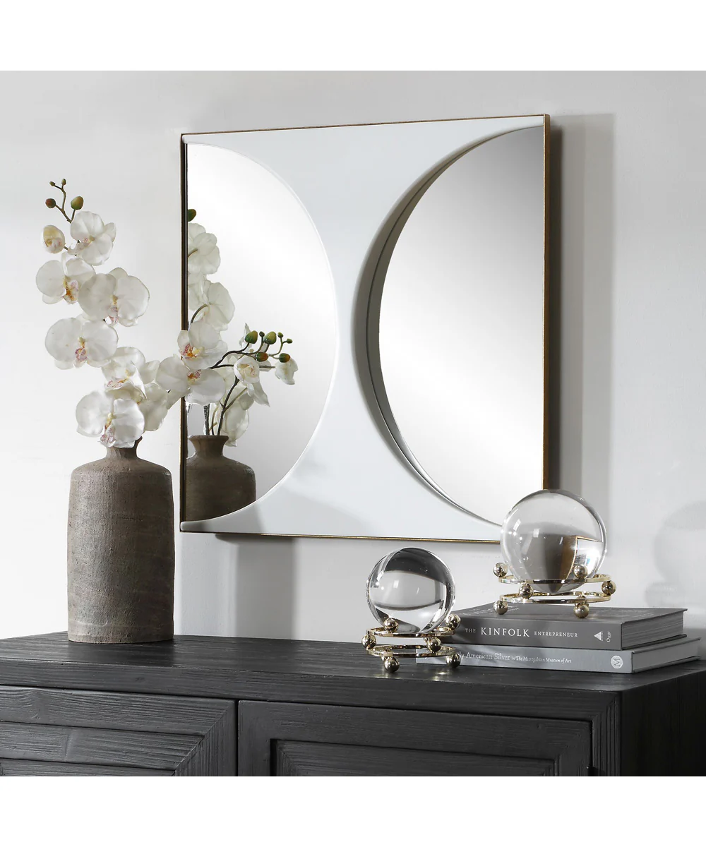 New Moon Mirrored Wall Decor - Image 3