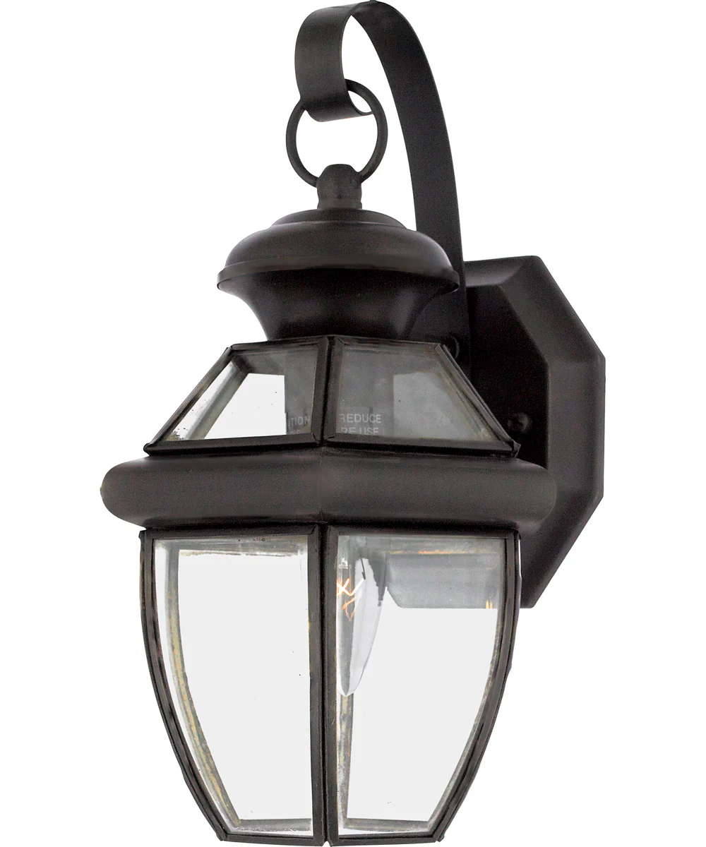 Newbury Small 1-light Outdoor Wall Light Medici Bronze