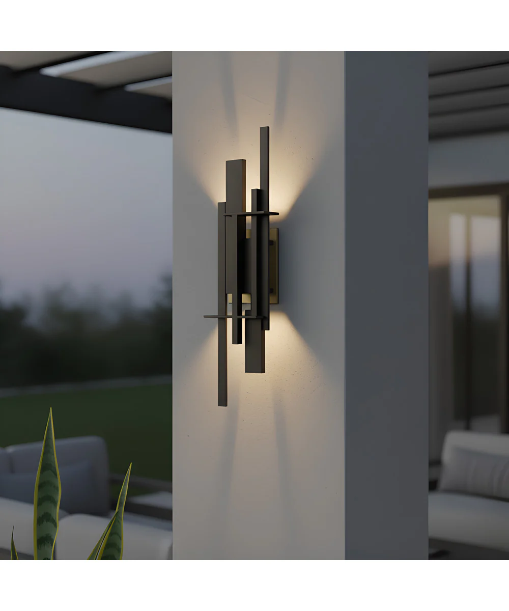 Newton Outdoor Wall Light Earth Black - Image 2