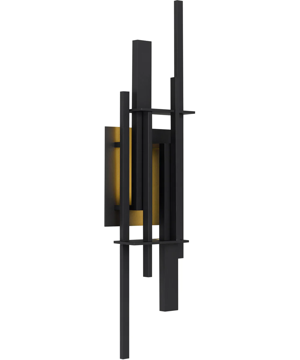Newton Outdoor Wall Light Earth Black