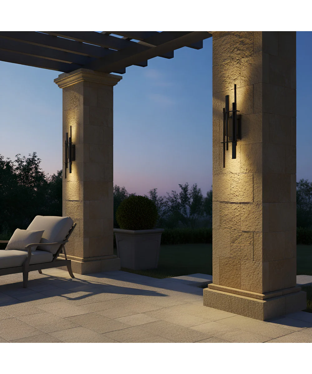 Newton Outdoor Wall Light Earth Black - Image 3