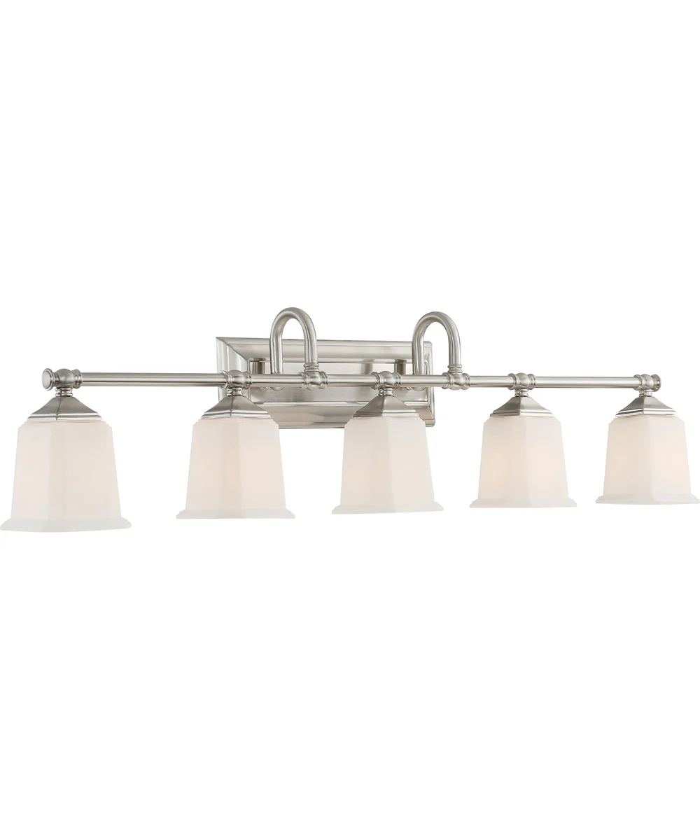Nicholas 5-light Bath Light Brushed Nickel - Image 4