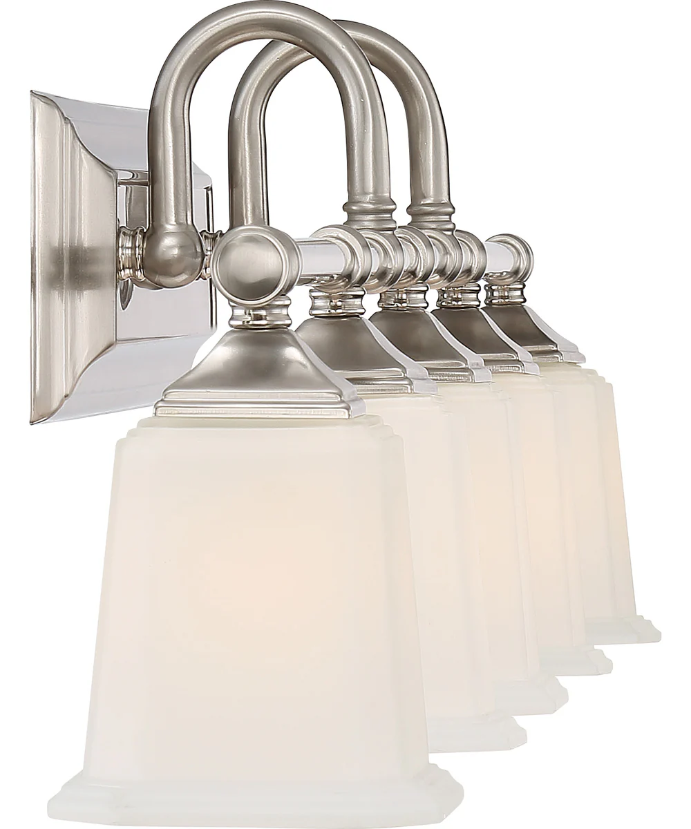 Nicholas 5-light Bath Light Brushed Nickel - Image 5