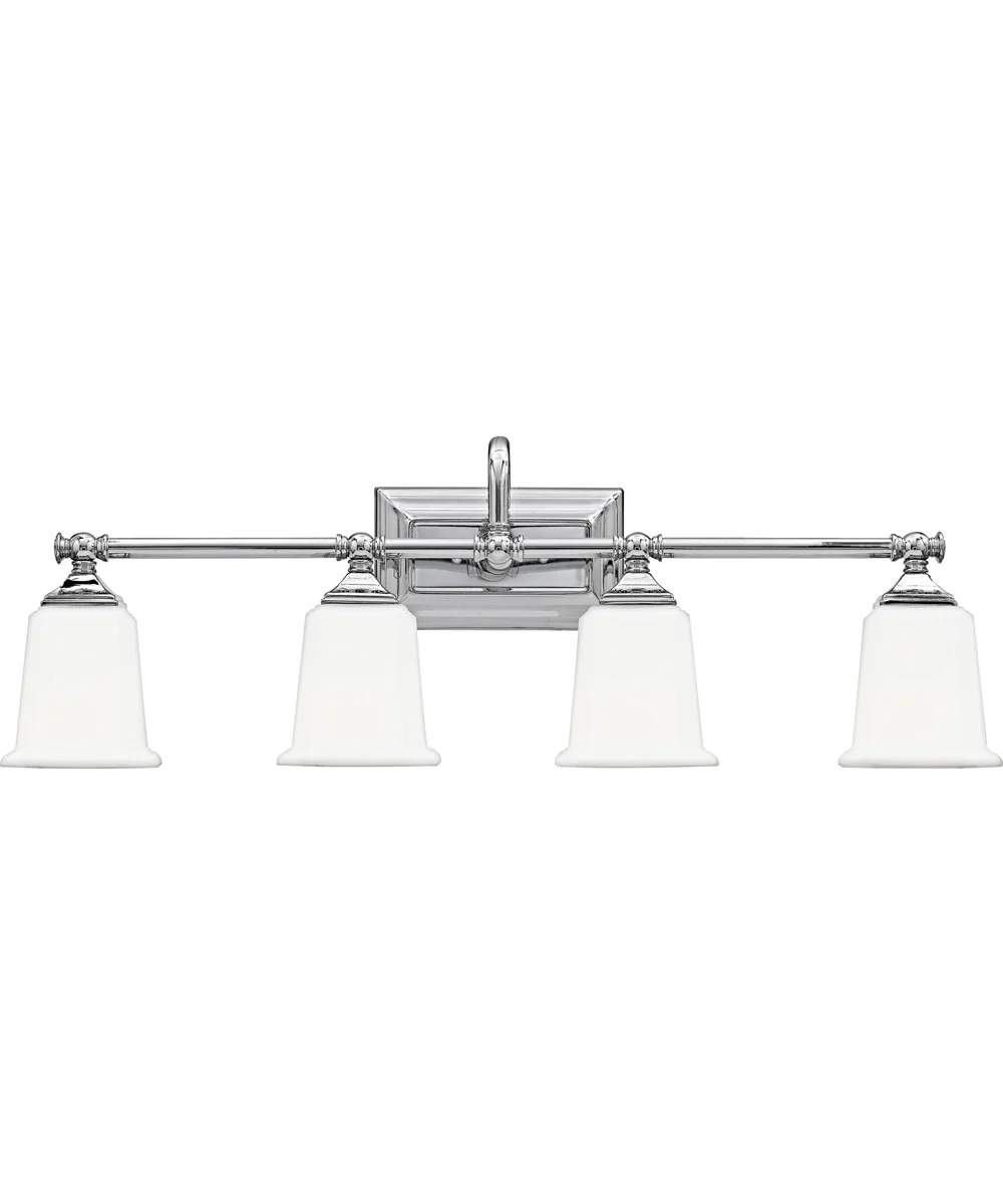 Nicholas Extra Large 4-light Bath Light Polished Chrome - Image 2