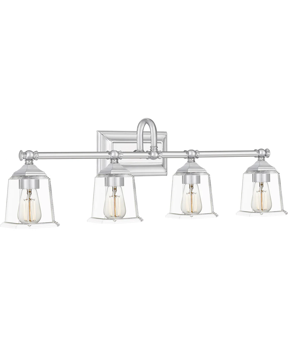 Nicholas Extra Large 4-light Bath Light Polished Chrome - Image 4