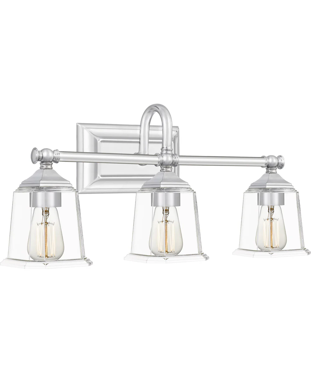 Nicholas Large 3-light Bath Light Polished Chrome - Image 4