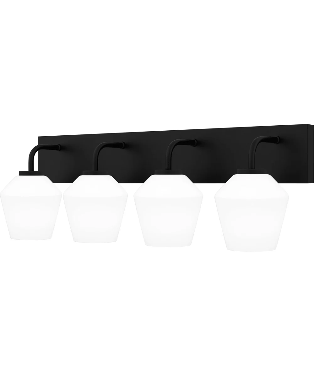 Nielson Extra Large 4-light Bath Light Matte Black - Image 3