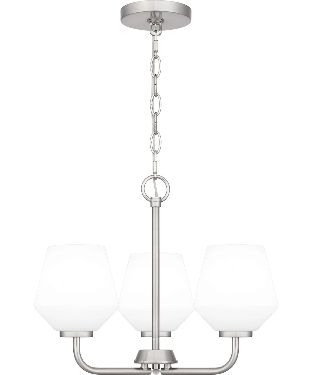 Nielson Large 3-light Pendant Brushed Nickel