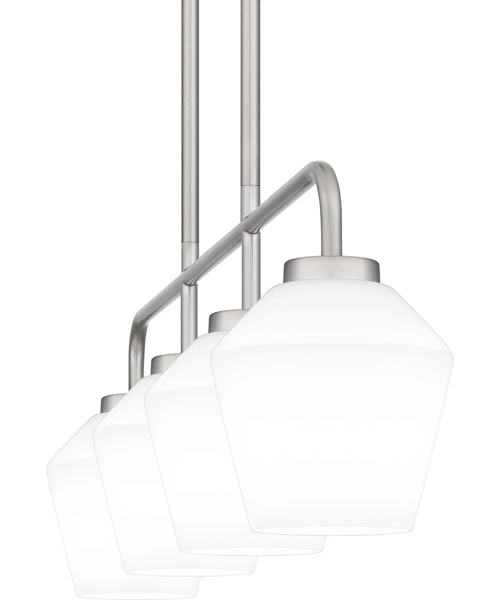Nielson Medium 4-light Island Light Brushed Nickel - Image 5