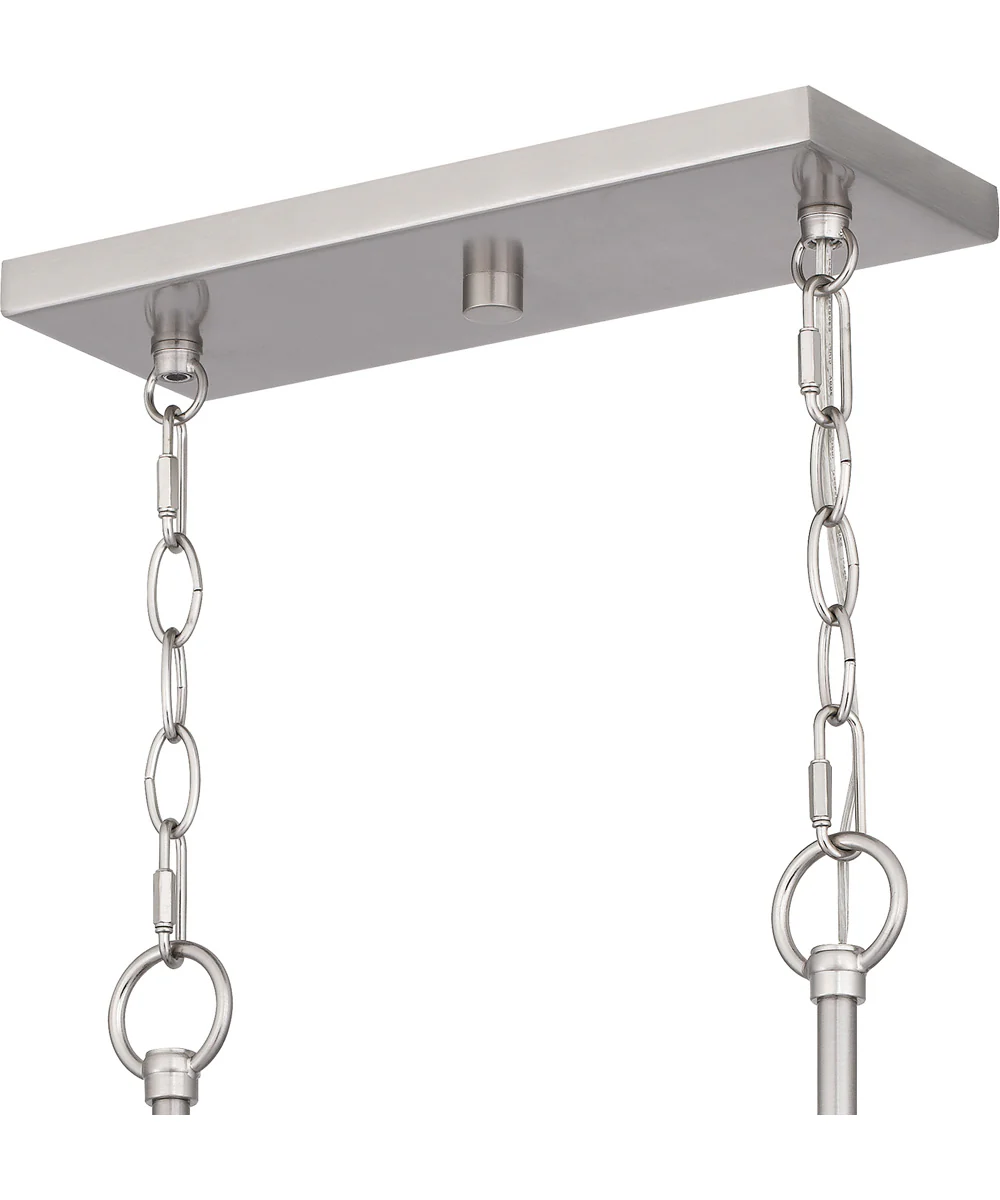 Nielson Medium 4-light Island Light Brushed Nickel - Image 7
