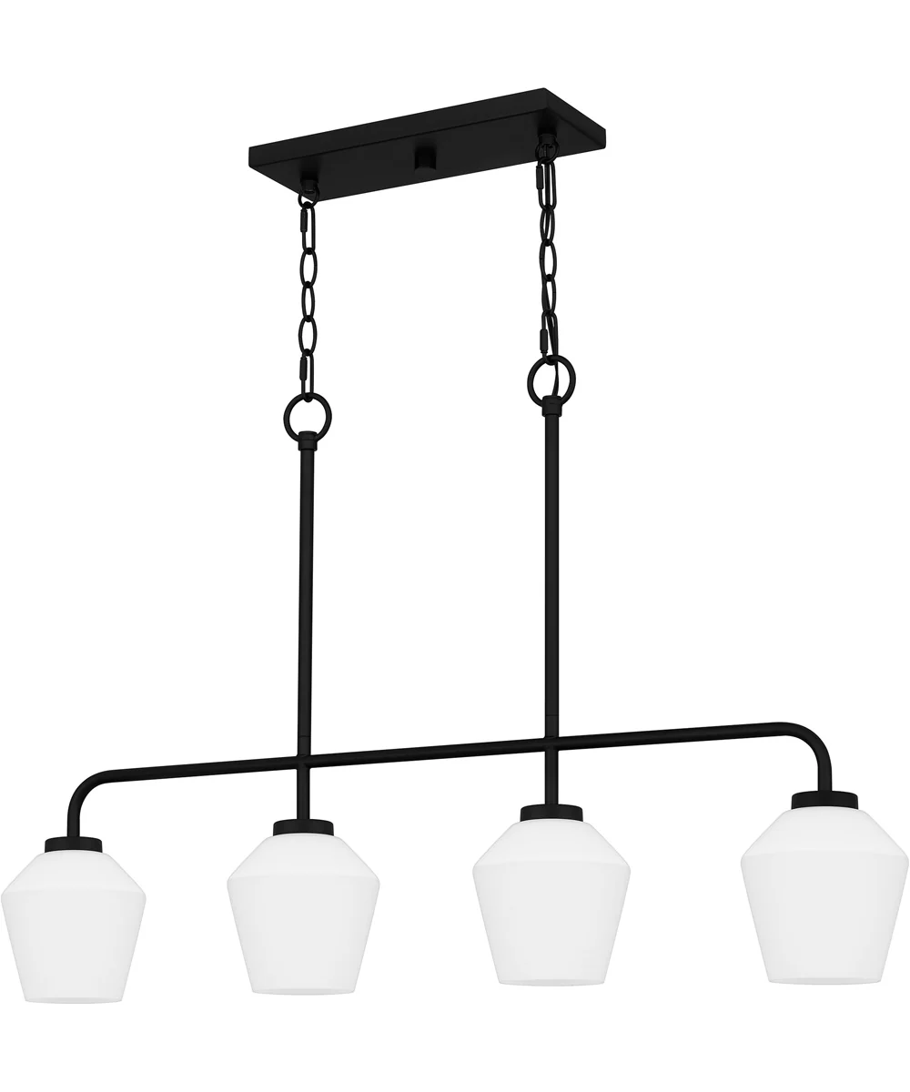 Nielson Medium 4-light Island Light Matte Black - Image 2