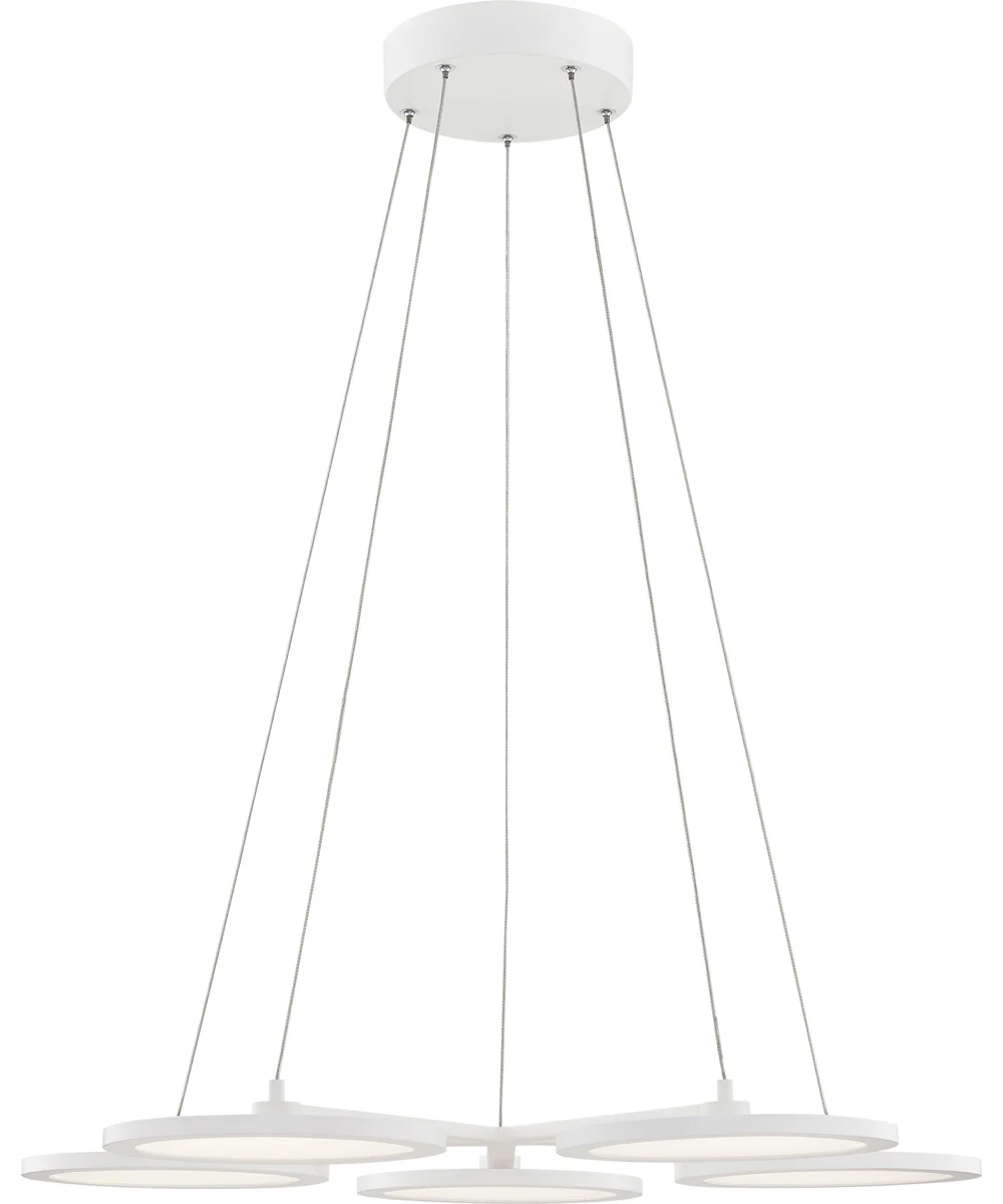 Nitro Chandelier White Lustre - Image 2