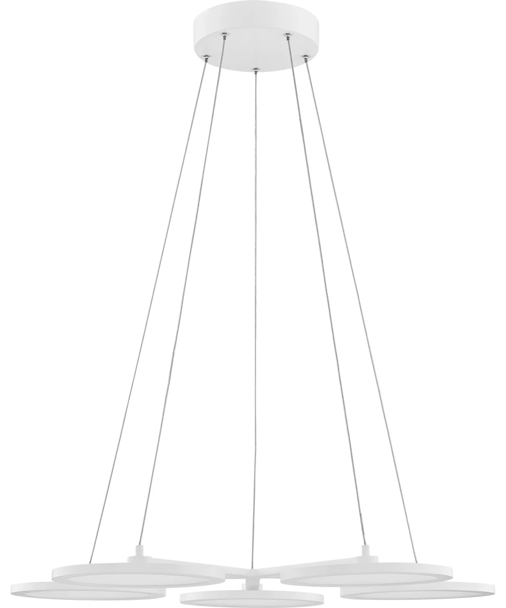 Nitro Chandelier White Lustre - Image 3