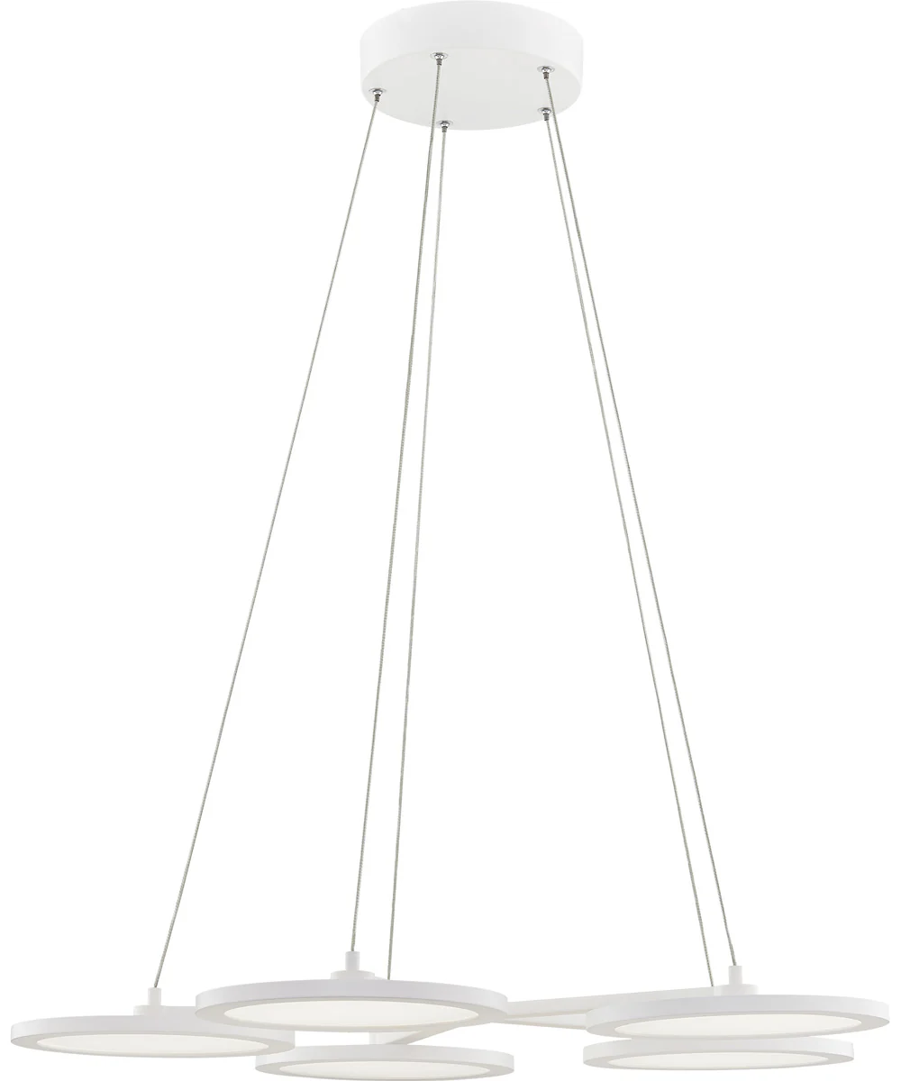 Nitro Chandelier White Lustre - Image 4