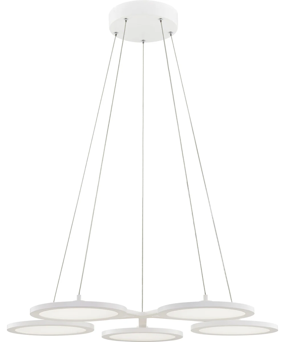 Nitro Chandelier White Lustre - Image 5