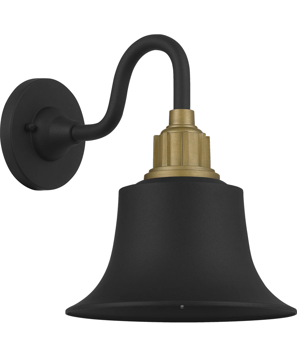 Nocturne Medium 1-light Outdoor Wall Light  Coastal Armour Aluminum Earth Black - Image 3