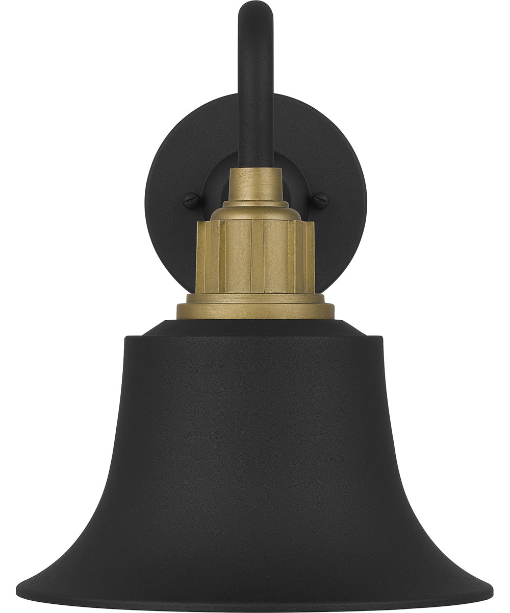 Nocturne Medium 1-light Outdoor Wall Light  Coastal Armour Aluminum Earth Black - Image 4