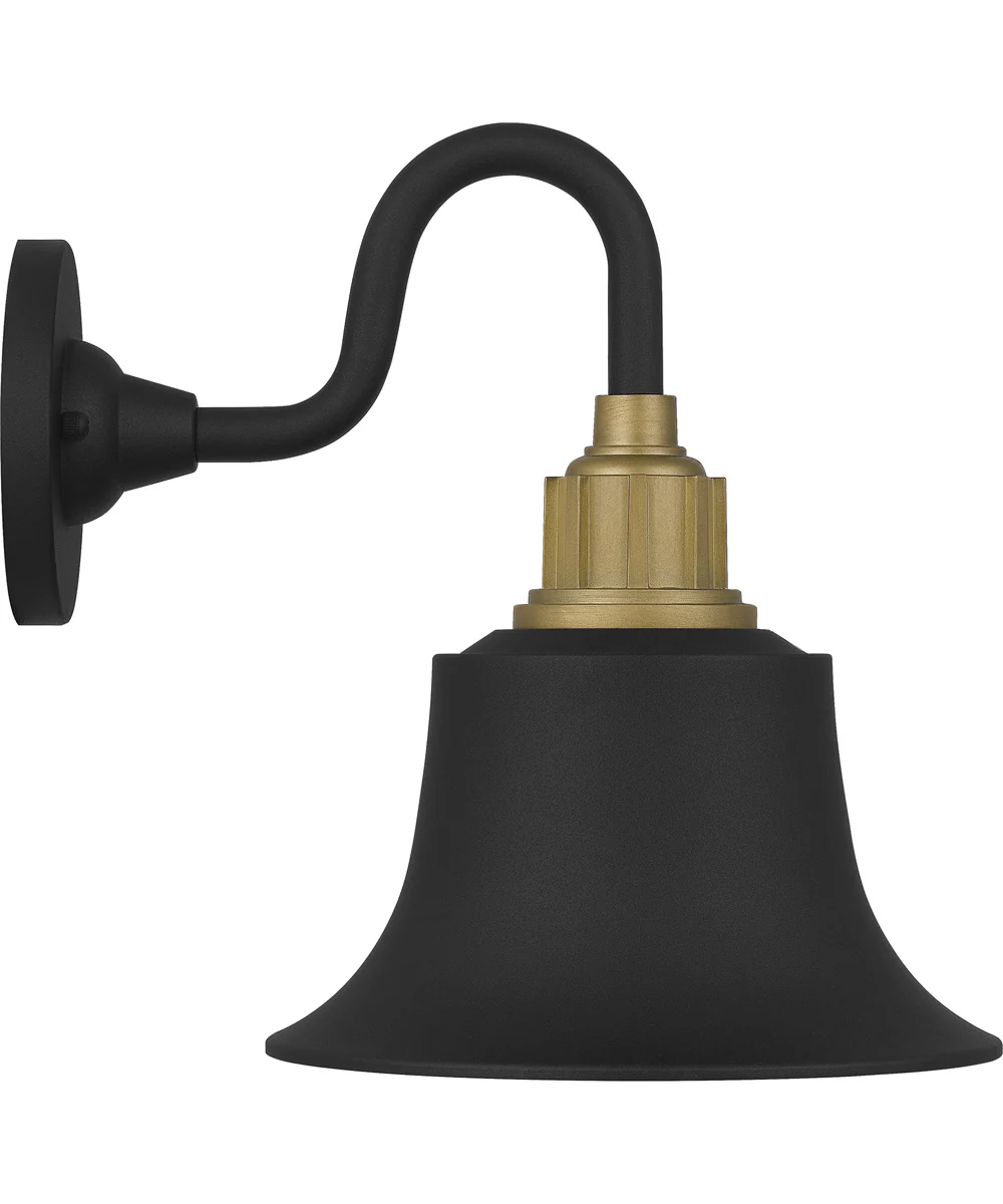 Nocturne Medium 1-light Outdoor Wall Light  Coastal Armour Aluminum Earth Black - Image 5