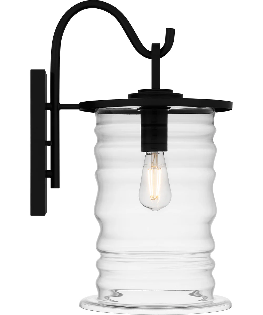 Noland Large 1-light Outdoor Wall Light  Coastal Armour Aluminum Matte Black - Image 4