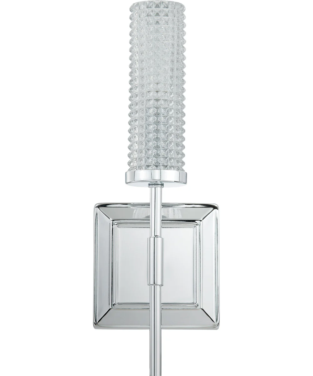Nora Small 1-light Wall Sconce Polished Chrome - Image 3