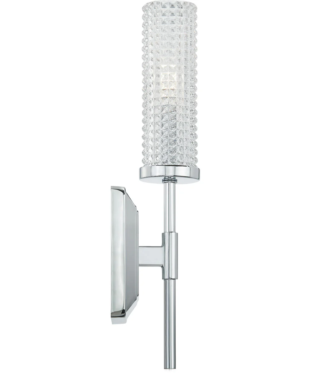Nora Small 1-light Wall Sconce Polished Chrome - Image 4