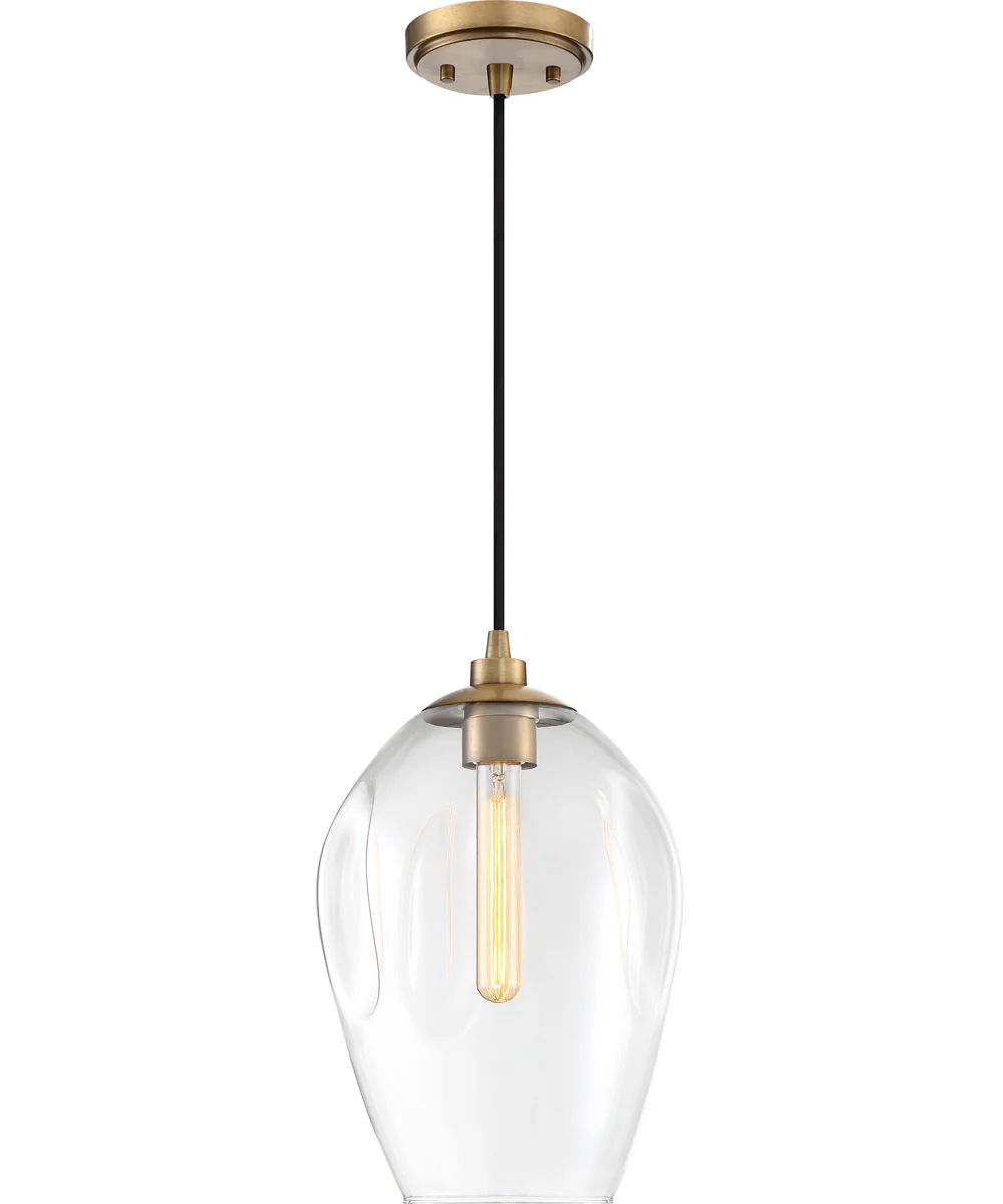 Nostalgia Small 1-light Mini Pendant Weathered Brass - Image 4