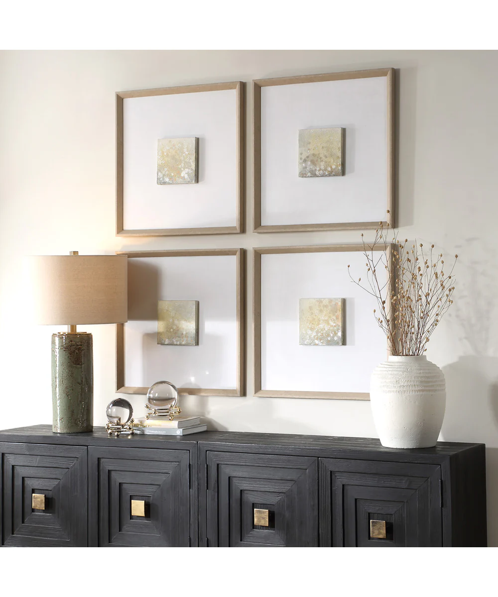 Now & Then Abstract Art Set of 4 - Image 3