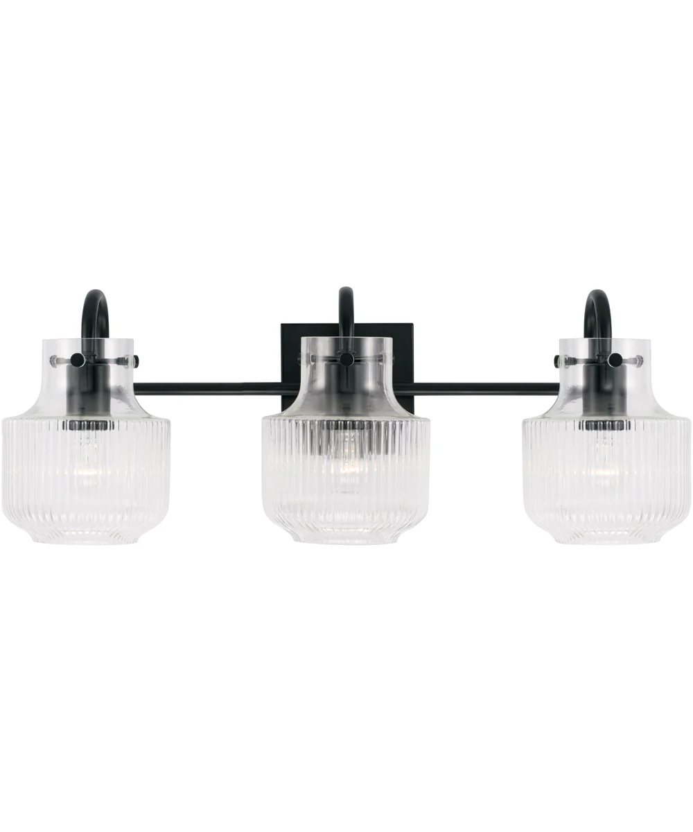Nyla 3-Light Vanity Matte Black - Image 4