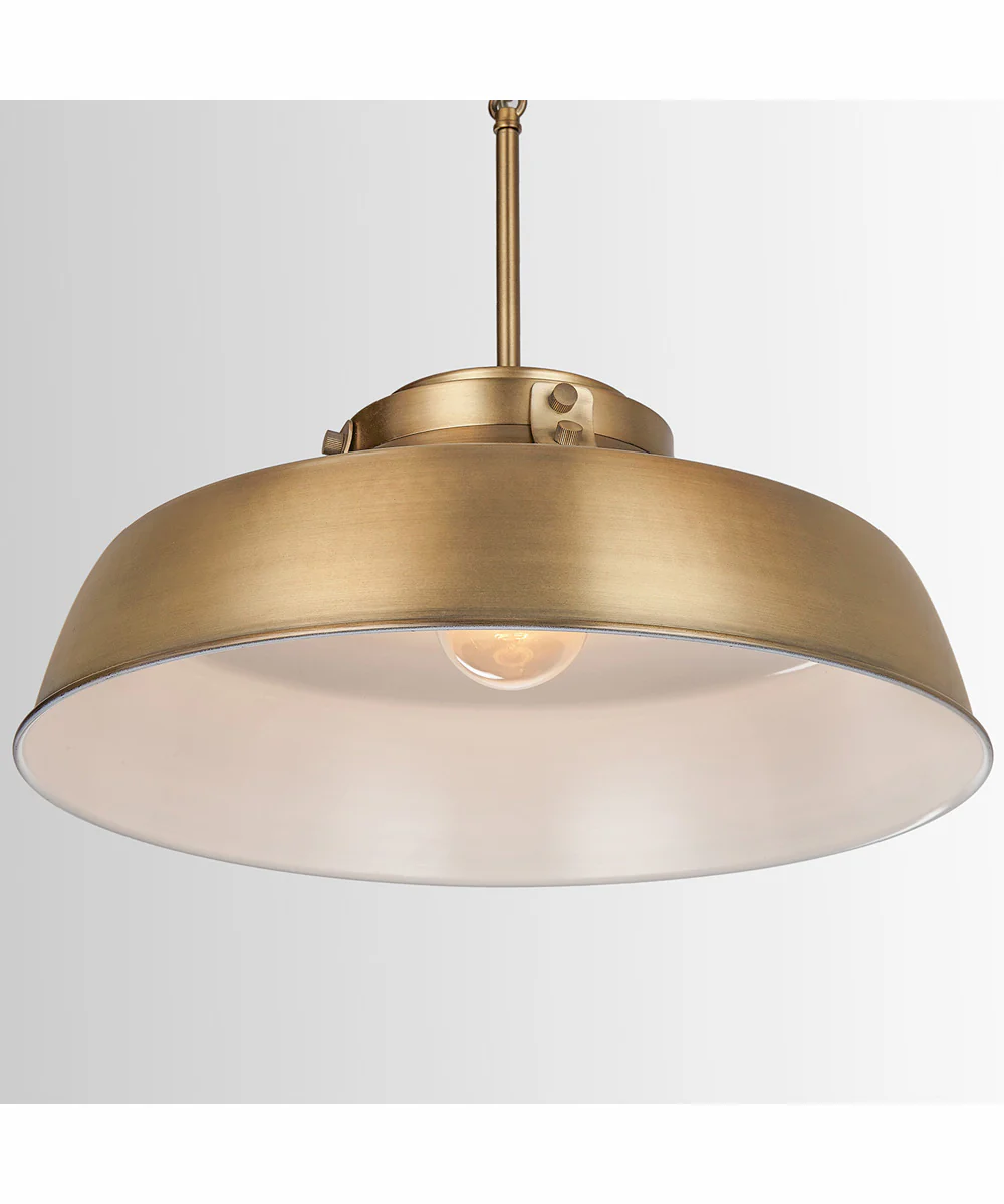 Oakwood 1-Light Pendant Aged Brass - Image 4