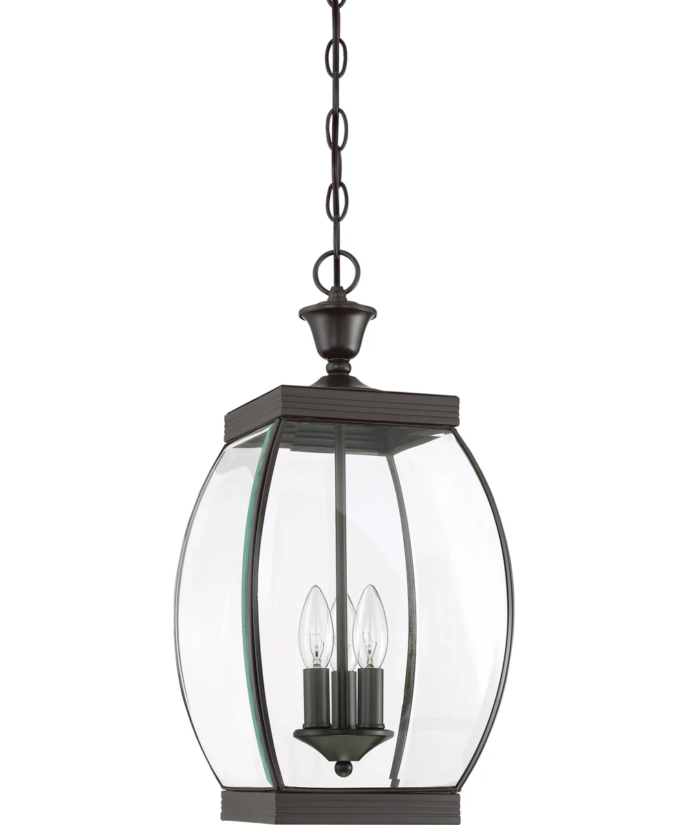 Oasis Large 3-light Outdoor Pendant Light Medici Bronze - Image 3