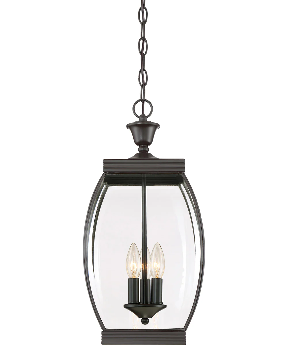 Oasis Large 3-light Outdoor Pendant Light Medici Bronze - Image 6