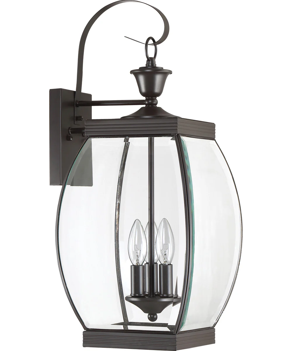 Oasis Large 3-light Outdoor Wall Light Medici Bronze - Image 3