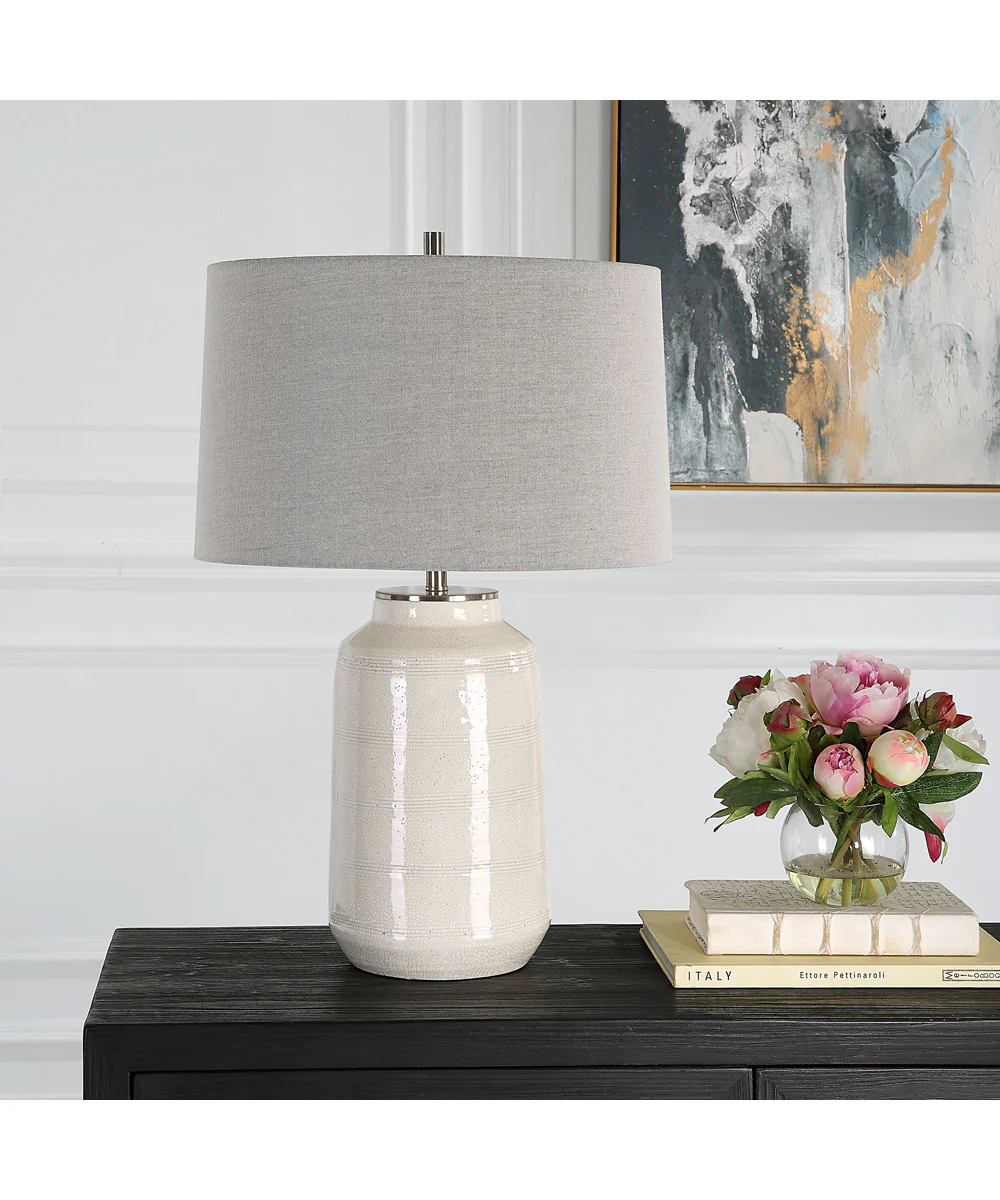 Odawa White Farmhouse Table Lamp - Image 3