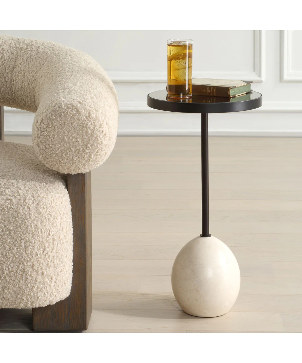 Odesa Marble Accent Table - Image 2