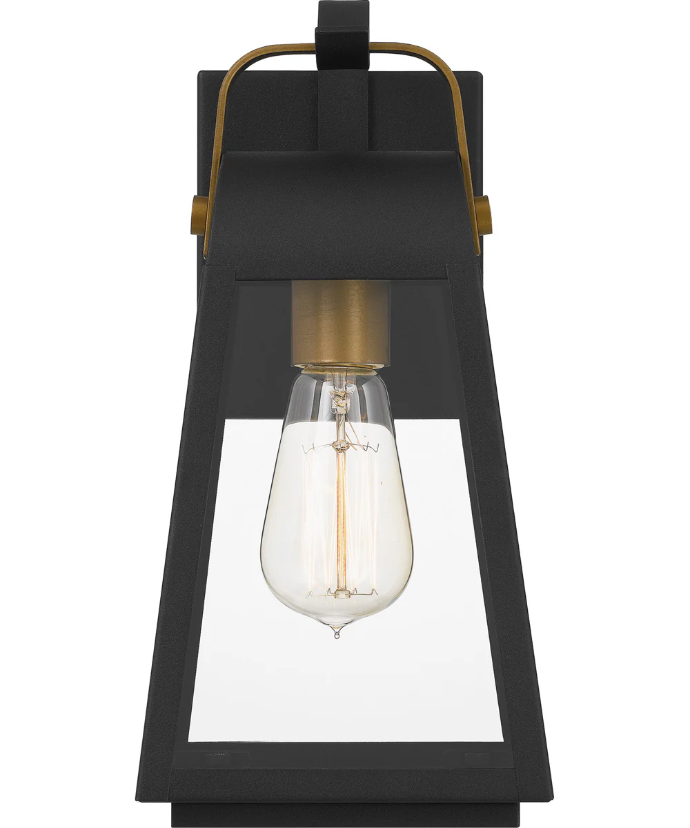 O'Leary Medium 1-light Outdoor Wall Light Coastal Armour Steel Earth Black - Image 4