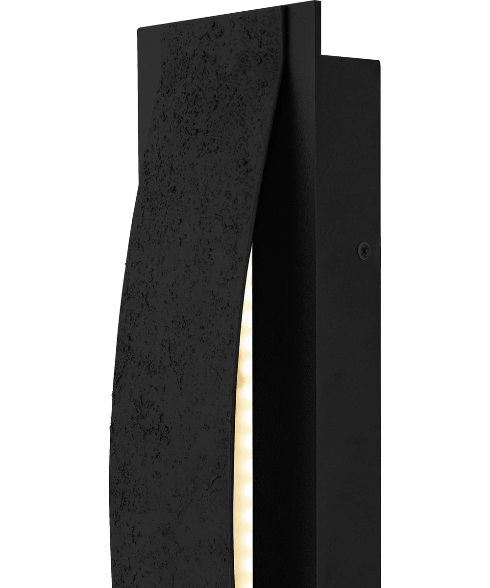 Onyx Medium Outdoor Wall Light Earth Black - Image 5