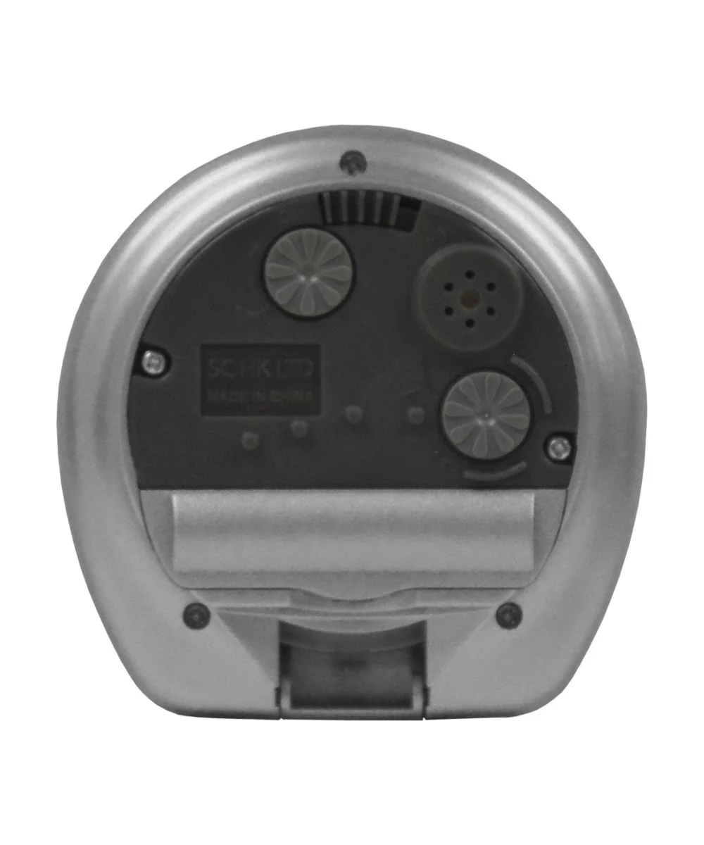 OPEN BOX Travel Alarm Clock Sakai Metallic Silver - Image 5