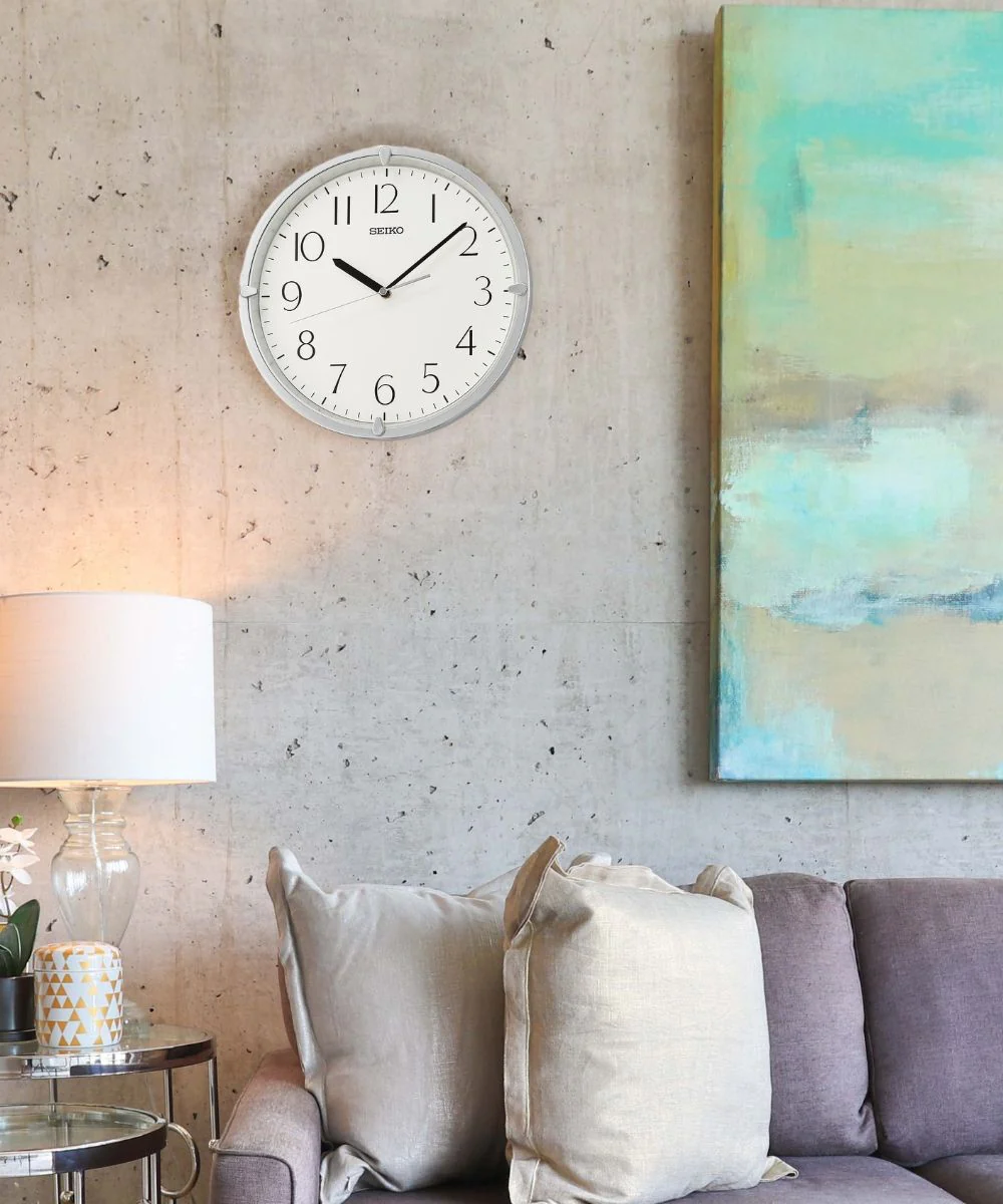 OPEN BOX Wall Clock Kuota Silver - Image 2