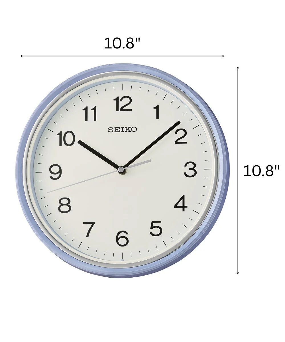 OPEN BOX Wall Clock Oita Blue Glass Cover - Image 4