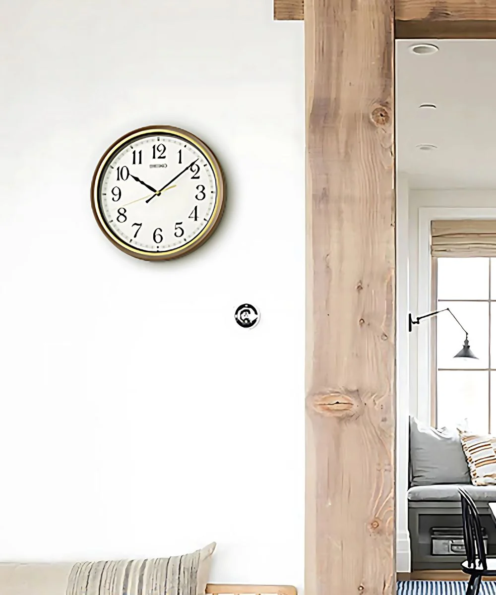 OPEN BOX Wall Clock Oita Brown Glass Cover - Image 3