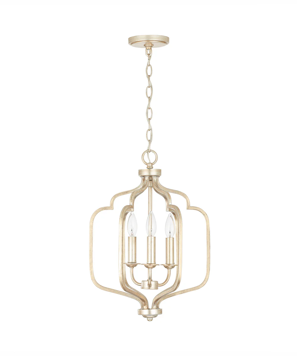 Ophelia 3-Light Foyer Winter Gold