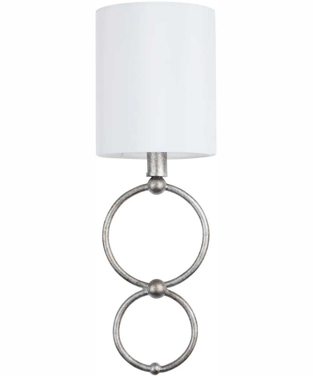Oran 1-Light Sconce Antique Silver - Image 3