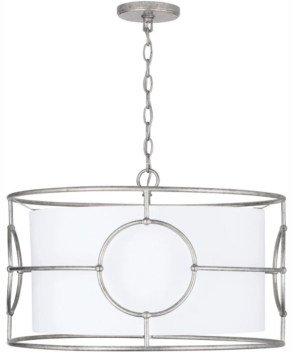 Oran 3-Light Pendant Antique Silver