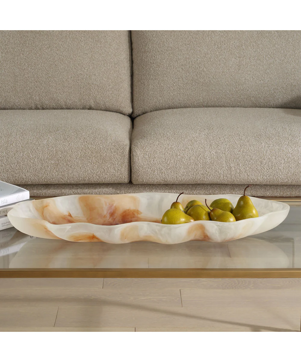 Organic Elegance Wavy Oval Bowl - Image 4