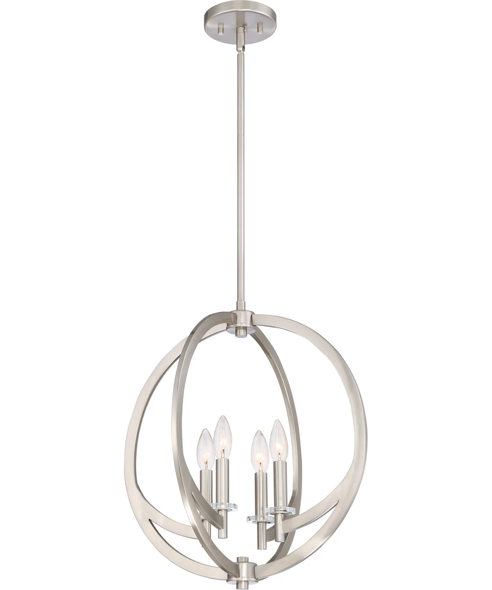 Orion 4-light Pendant Brushed Nickel - Image 2